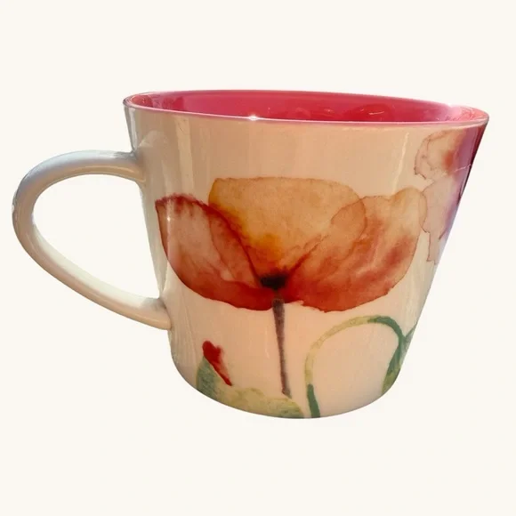 Heartfelt Life Is Beautiful Floral Ceramic 10 Oz Coffee Tea Hot Chocolate Mug - Picture 4 of 6